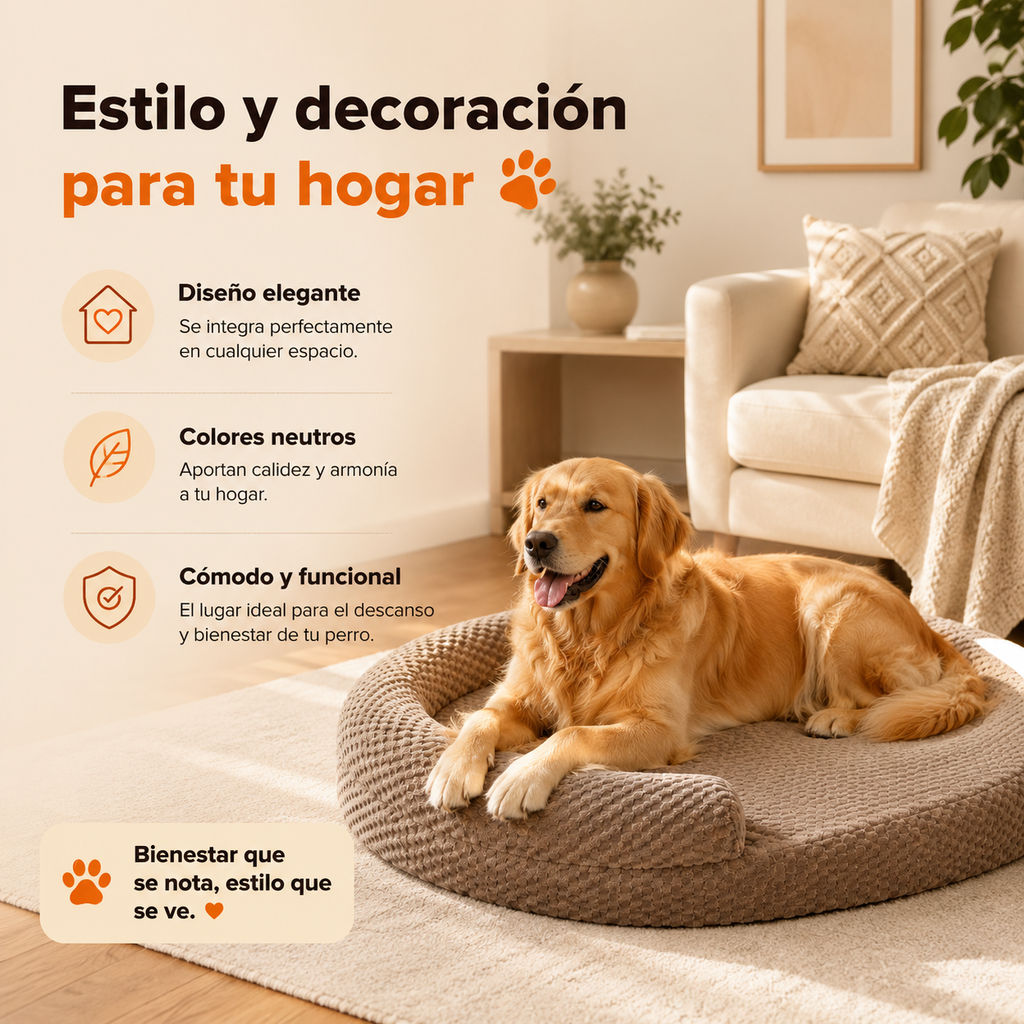 CAMA ORTOPÉDICA CON MEMORY FOAM